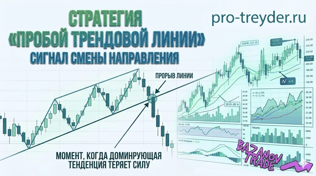 пробой трендовой линии в трейдинге